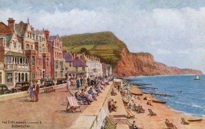 Die Esplanade, Blick nach Osten, Sidmouth von Alfred Robert Quinton